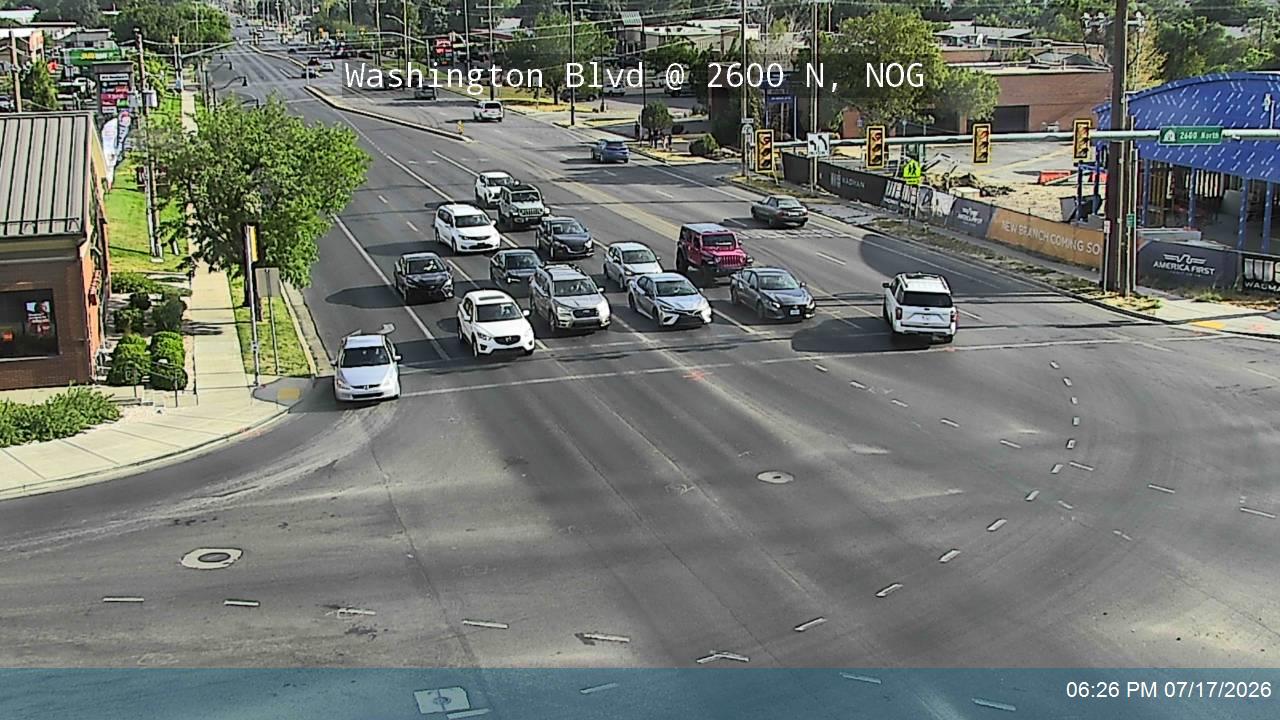 Washington Blvd traffic camera, North Ogden, Utah