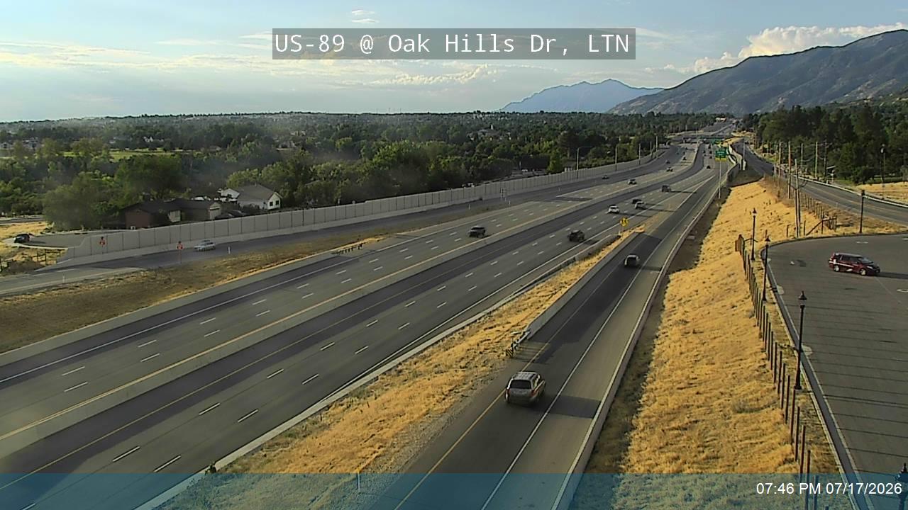 US-89 traffic camera, Layton