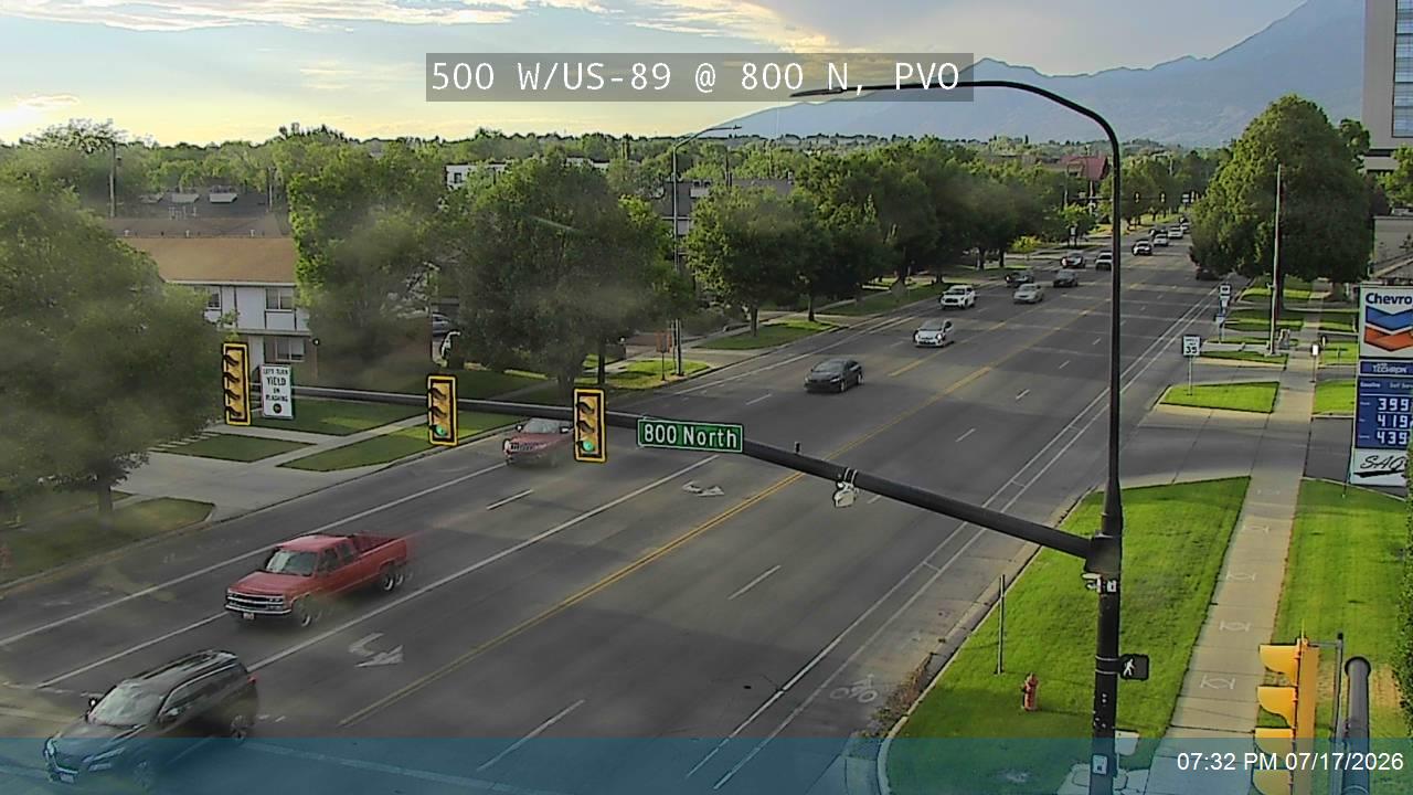 US-89 traffic camera, Provo, Utah