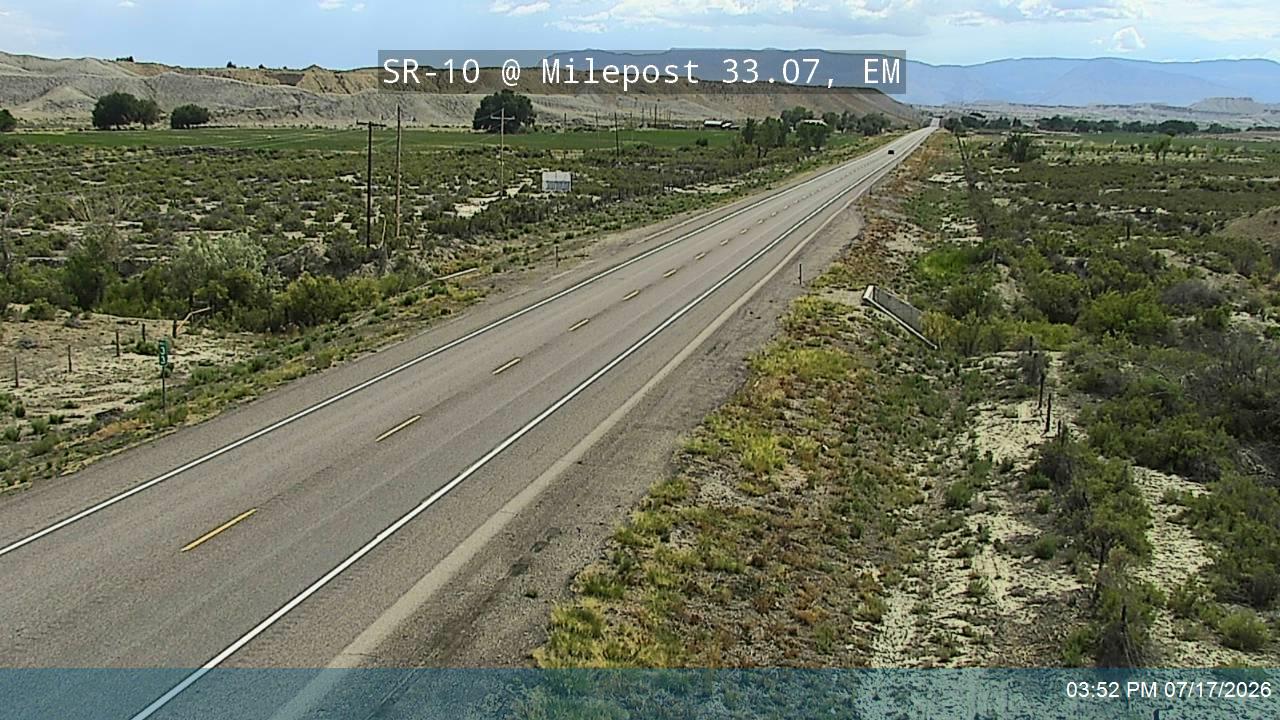 SR-10, Emery County traffic camera