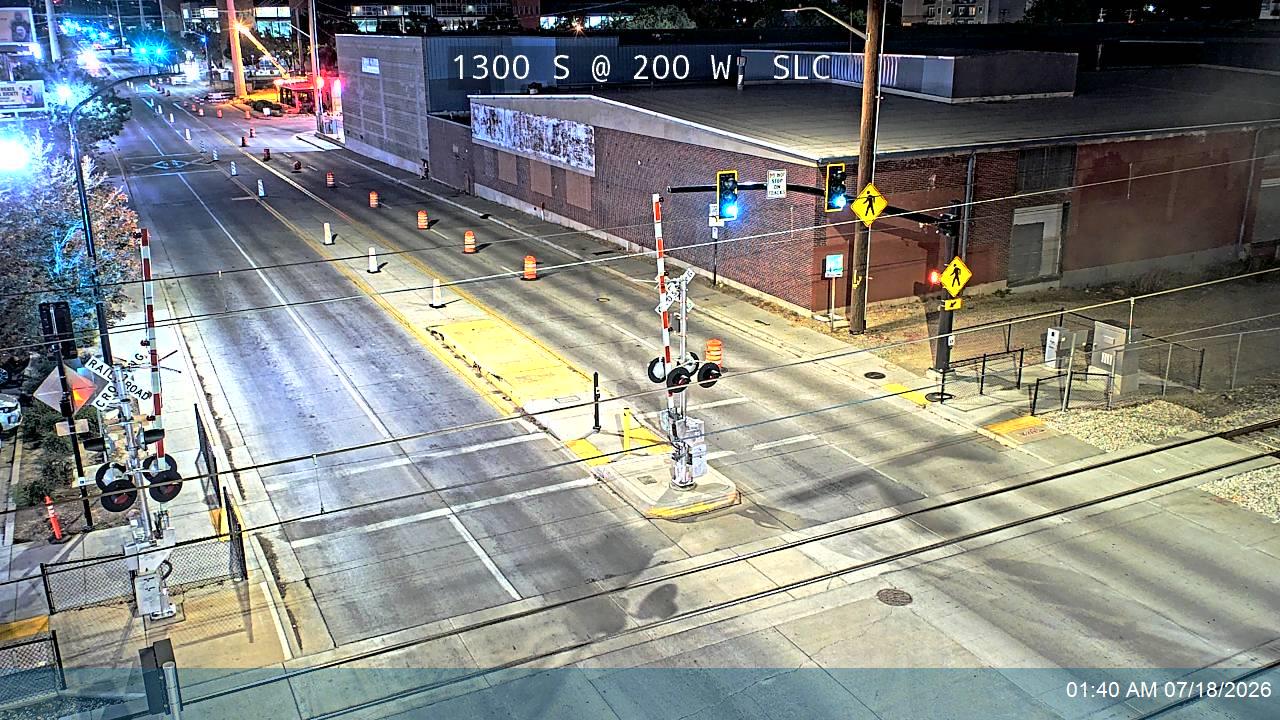 1300 S traffic camera, view west, Salt Lake City, Utah