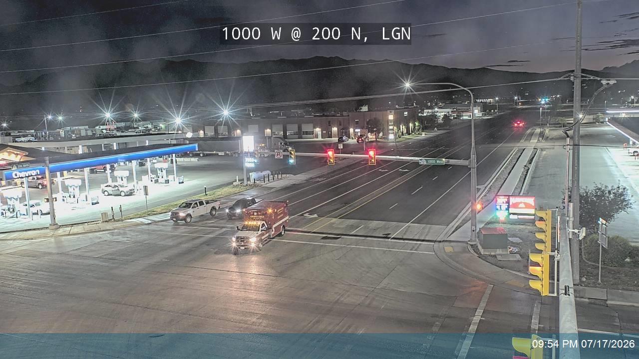 SR-252 traffic camera, view north, Logan, Utah
