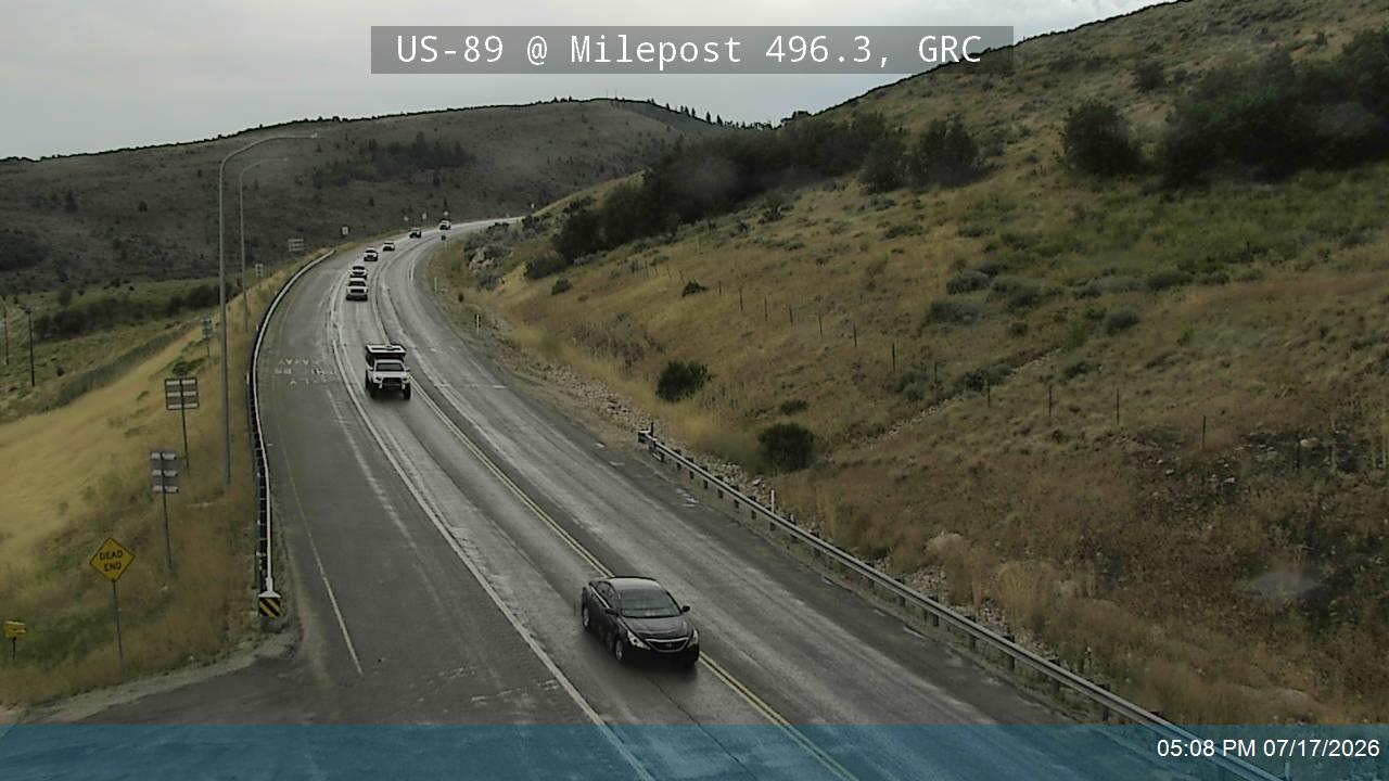 US-89 traffic camera, view east, Garden City