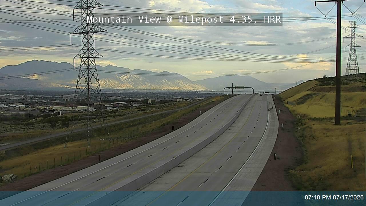 SR-85 traffic camera, view south, Bluffdale, Utah