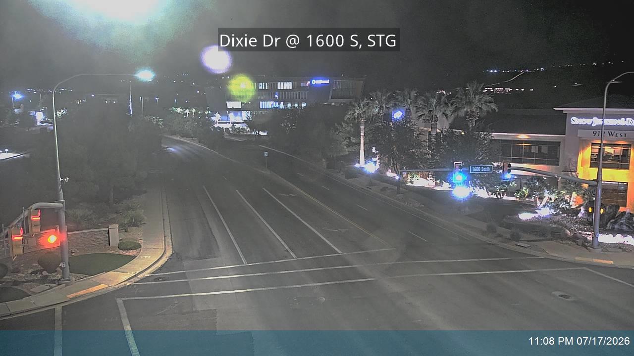 Dixie Dr traffic camera, view south, St. George, Utah