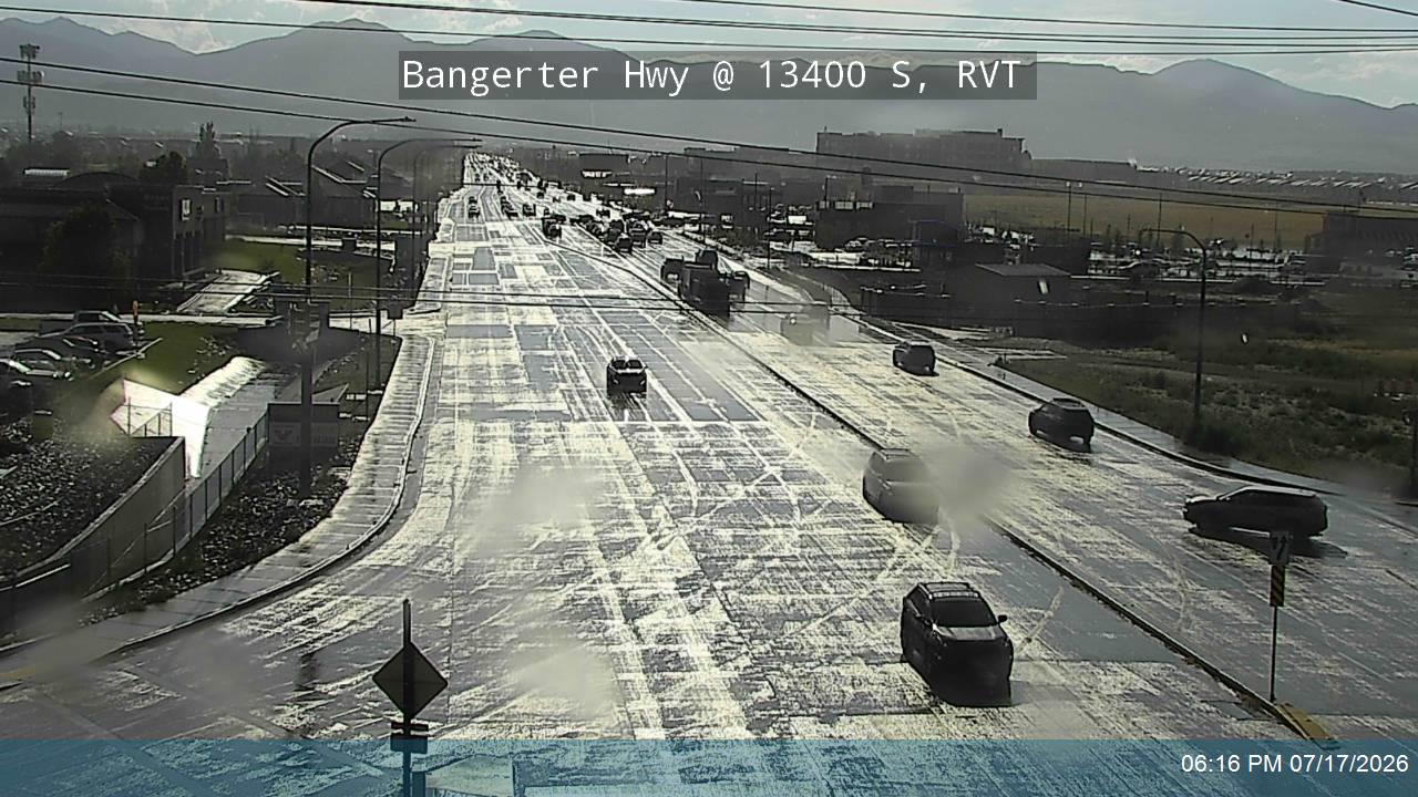 SR-154 traffic camera, view south, Riverton