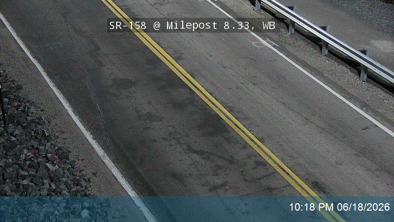 SR-158 @ Milepost 8.33, WB