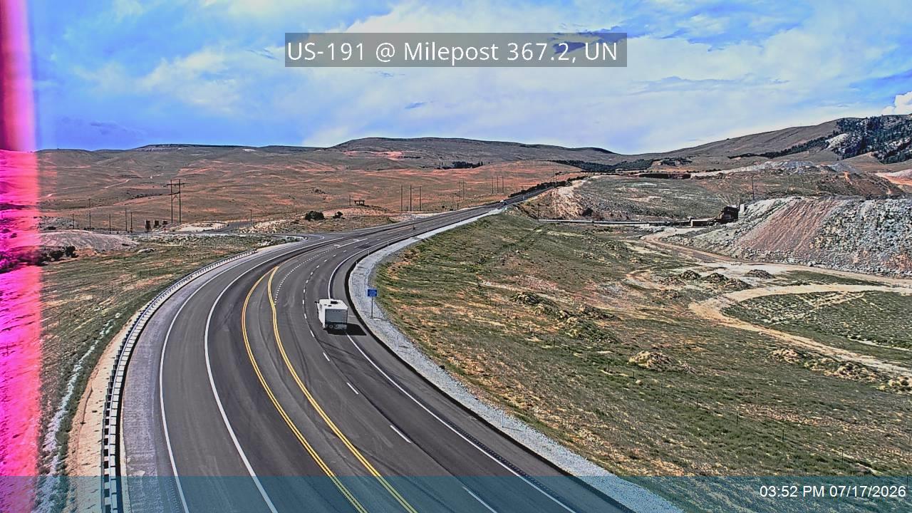 US-191, Uintah County traffic camera