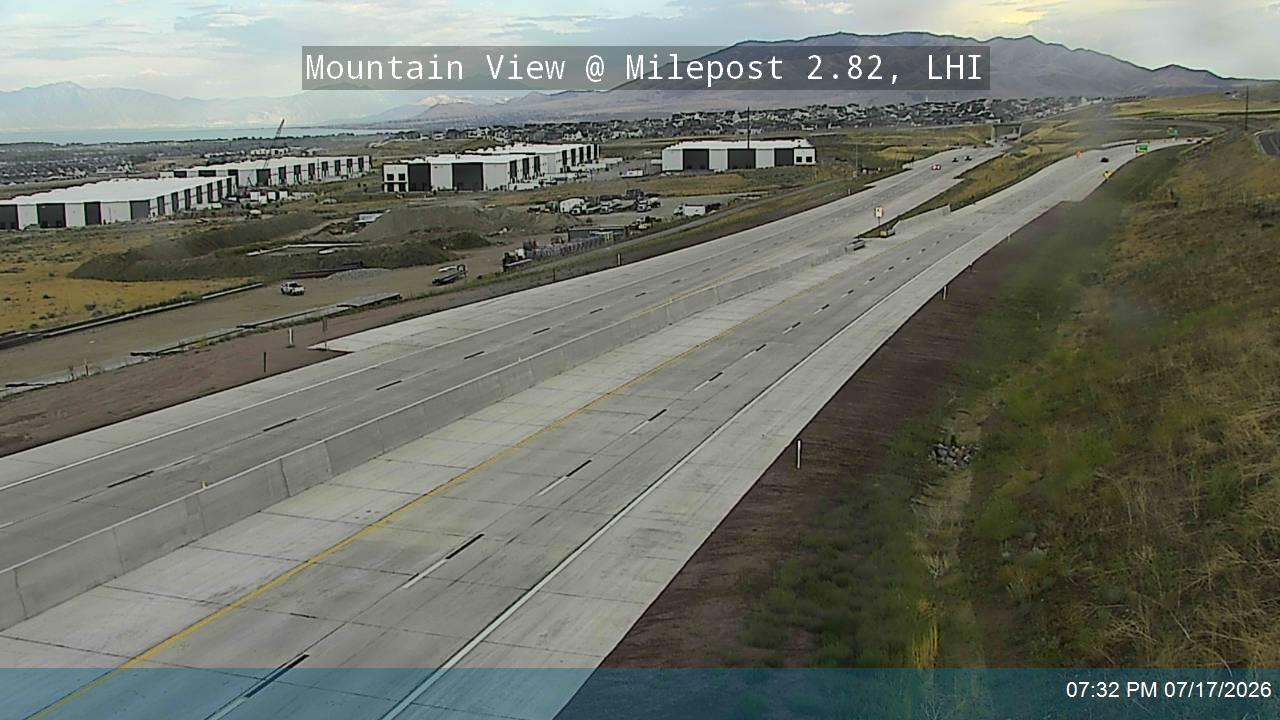 SR-85 traffic camera, view south, Bluffdale, Utah