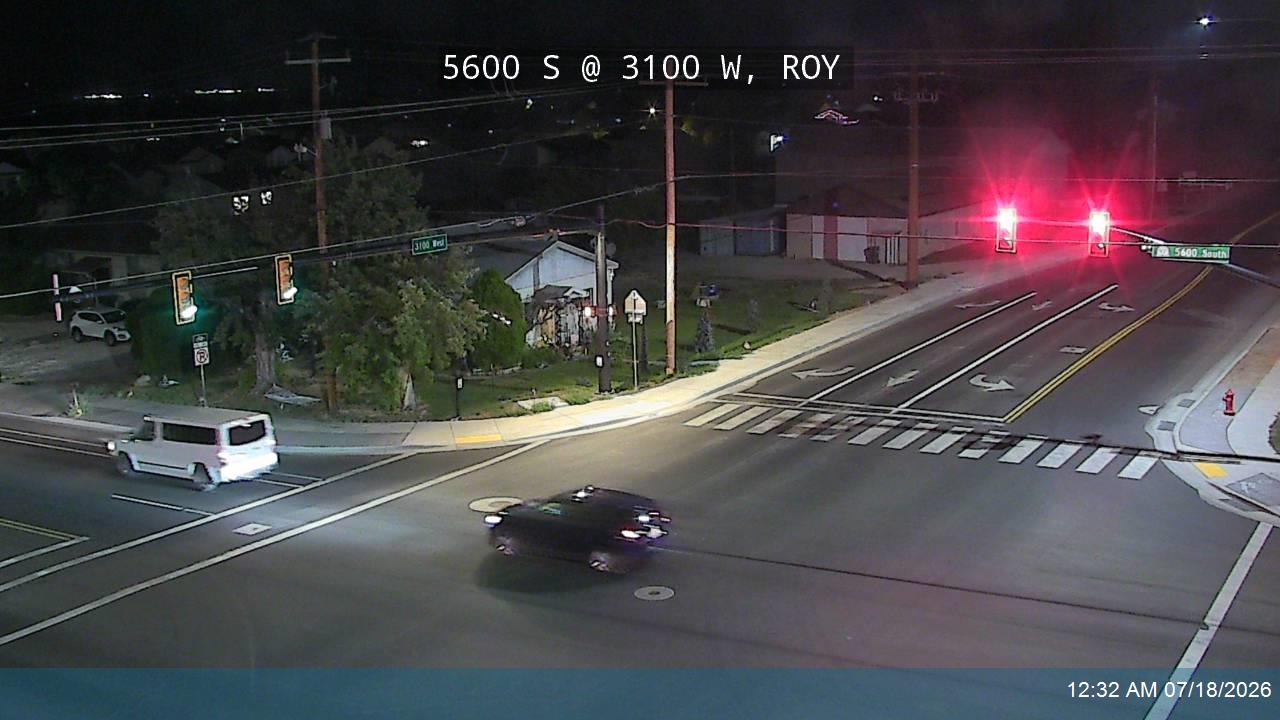SR-97 traffic camera, view east, Roy, Utah
