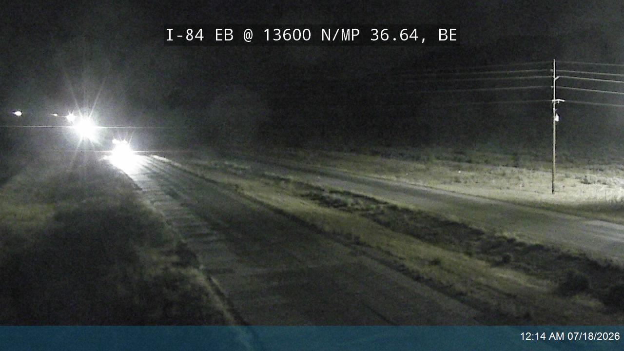I-84 SB @ 13600 N / MP 36.64, BE traffic camera, Box Elder County