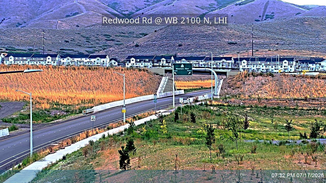 SR-68 traffic camera, view west, Lehi