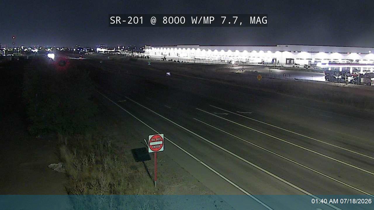 SR-201 traffic camera, view west, Magna, Utah
