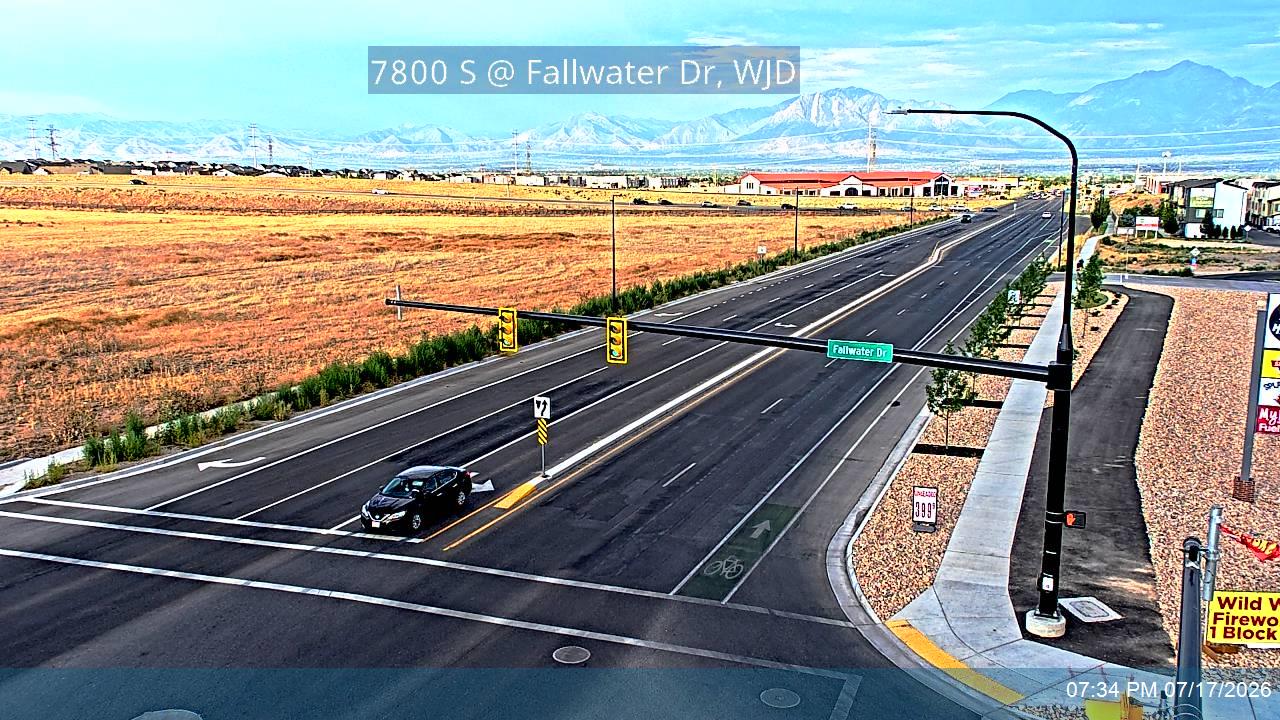 7800 S traffic camera, view south, West Jordan, Utah