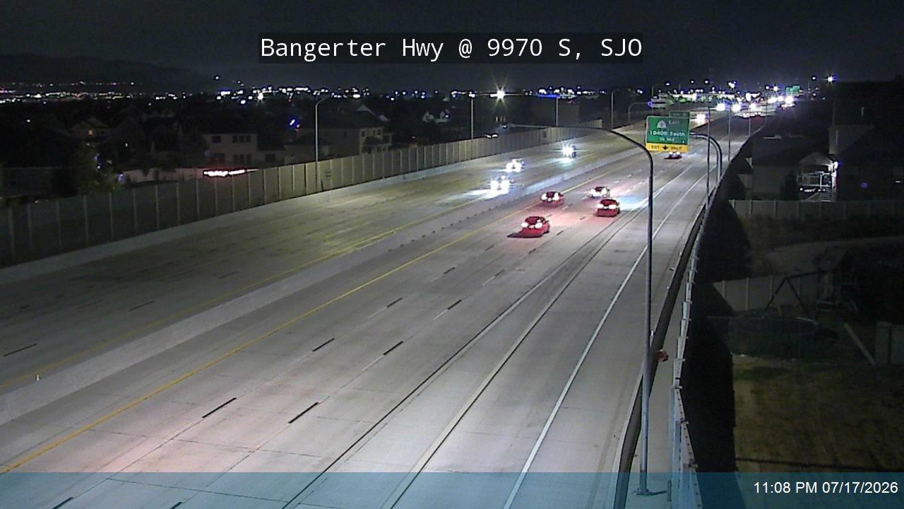 SR-154 traffic camera, view south, South Jordan