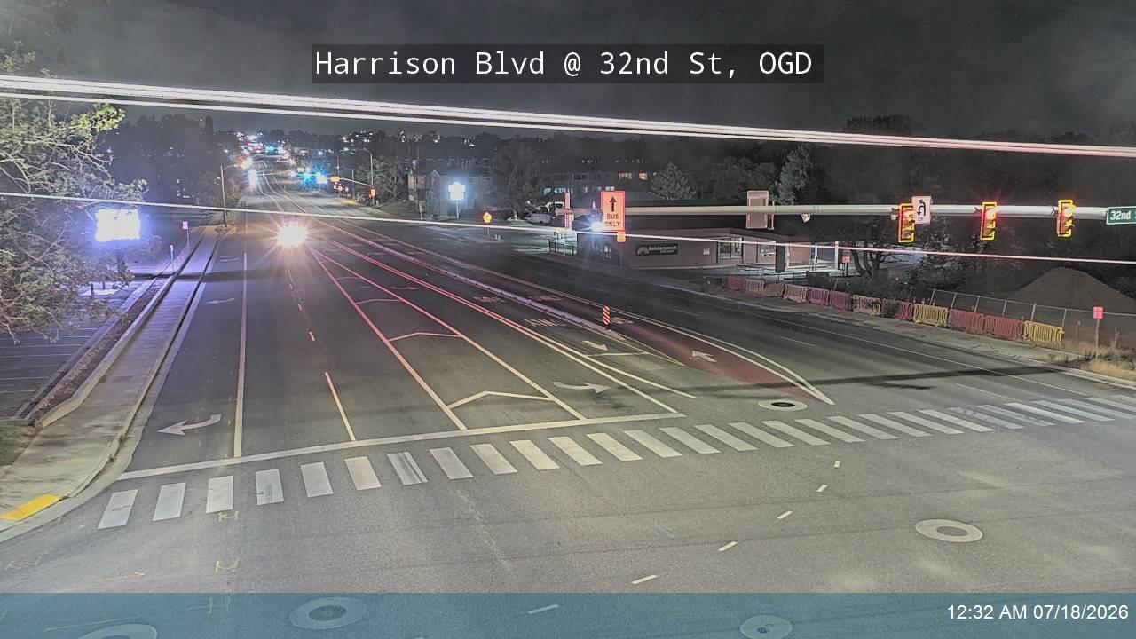 SR-203 traffic camera, view north, Ogden, Utah