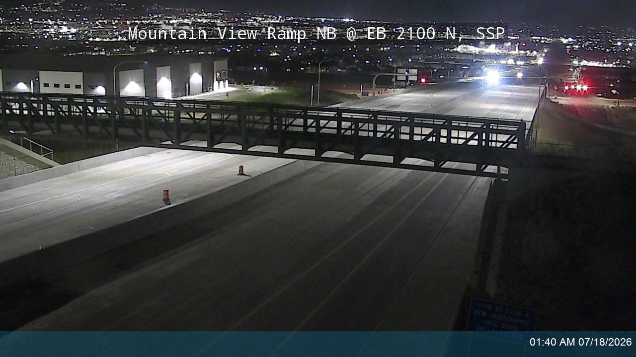 SR-85 traffic camera, view north, Saratoga Springs, Utah