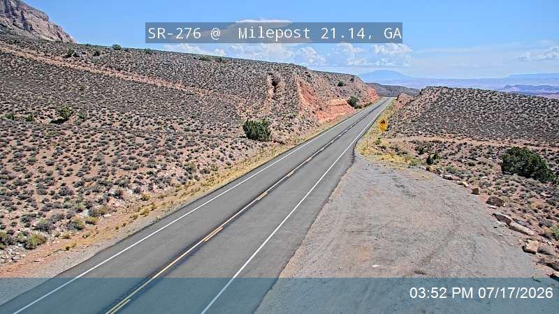 SR-276, Garfield County traffic camera