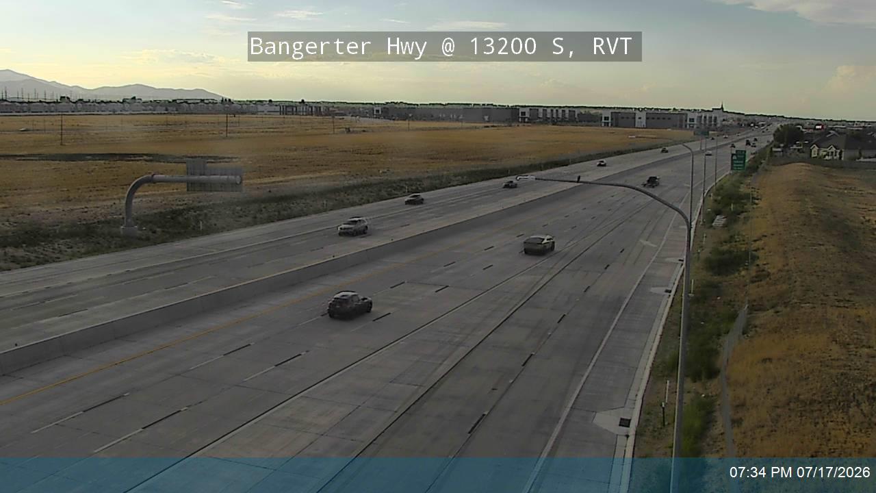SR-154 traffic camera, view north, Riverton