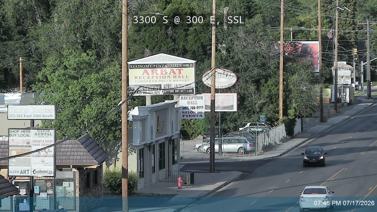 SR-171 traffic camera, view east, South Salt Lake, Utah