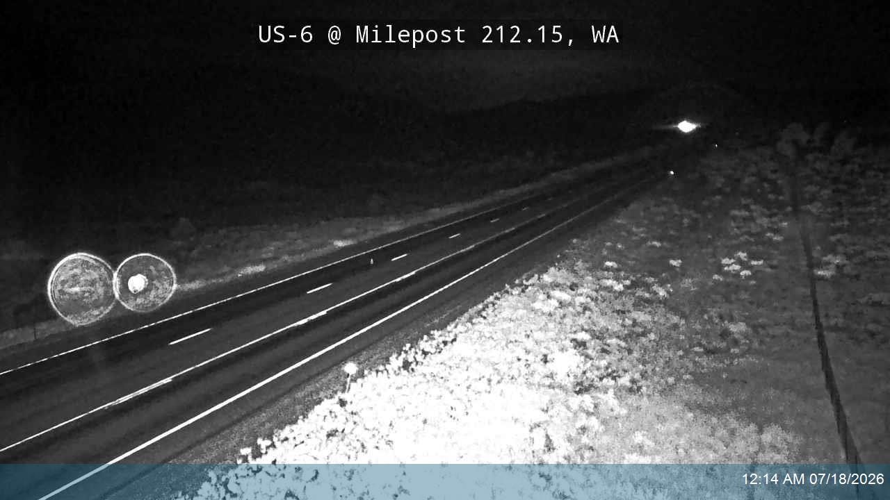 US-6 @ Milepost 212.15, WA traffic camera, Wasatch County