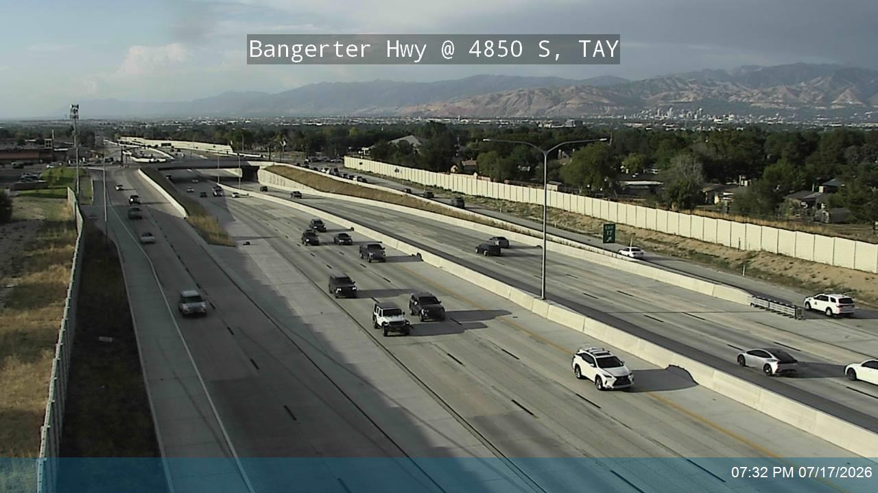 SR-154 traffic camera, view south, Taylorsville