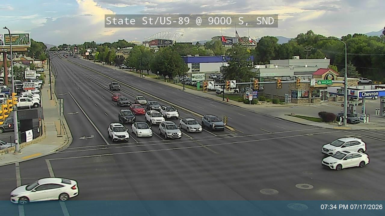 State St traffic camera, Sandy, Utah