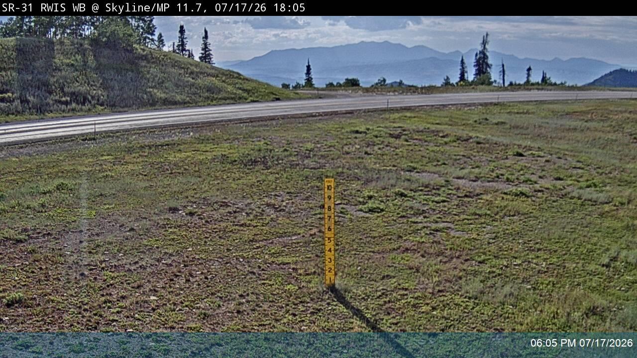 SR-31 RWIS WB @ Skyline Dr / MP 11.79, SP traffic camera, Sanpete County
