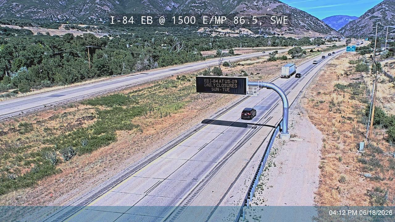 I-84 / Weber Canyon EB @ MP 86.68, SWE