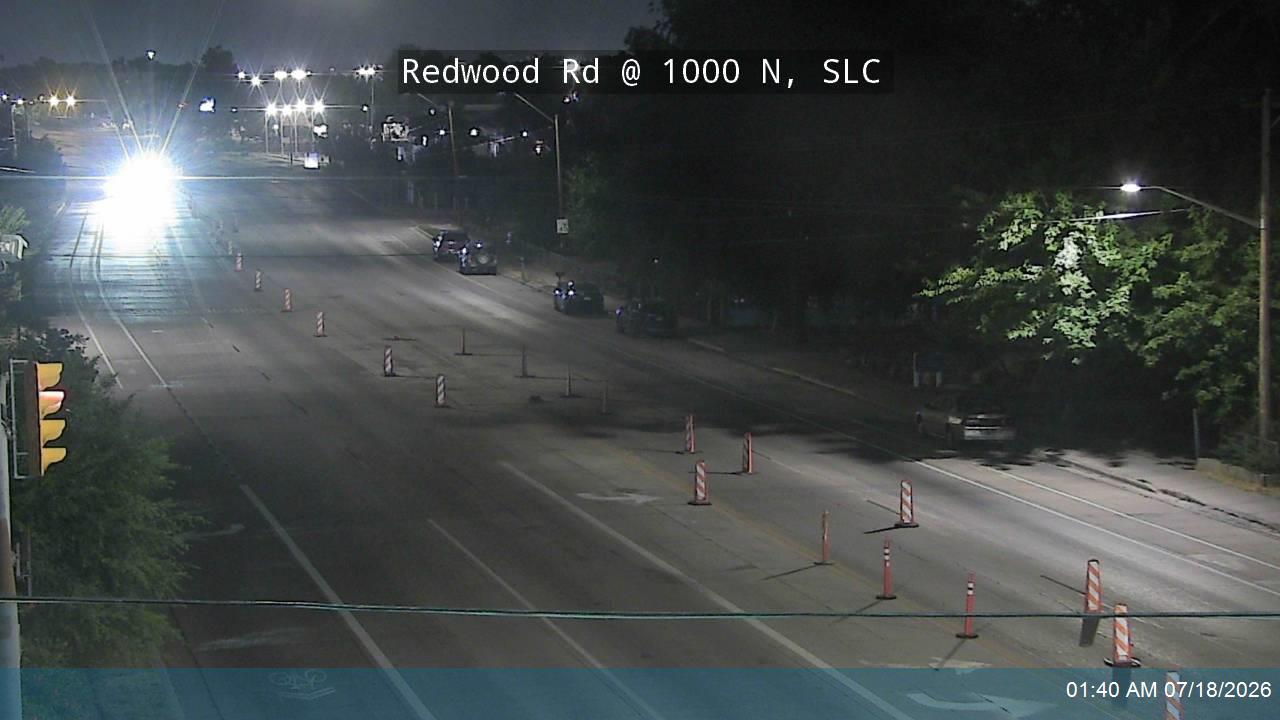 Redwood Rd traffic camera, view north, Salt Lake City, Utah