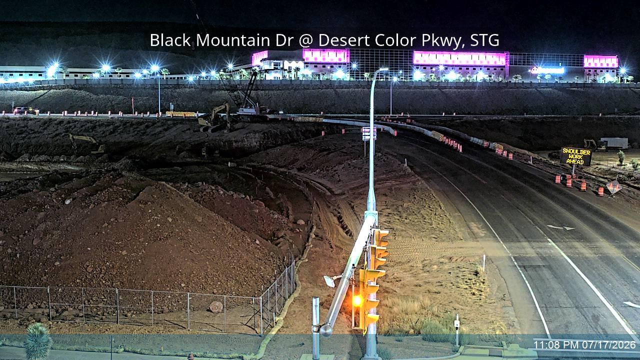 Southern Pkwy traffic camera, view south, St. George, Utah