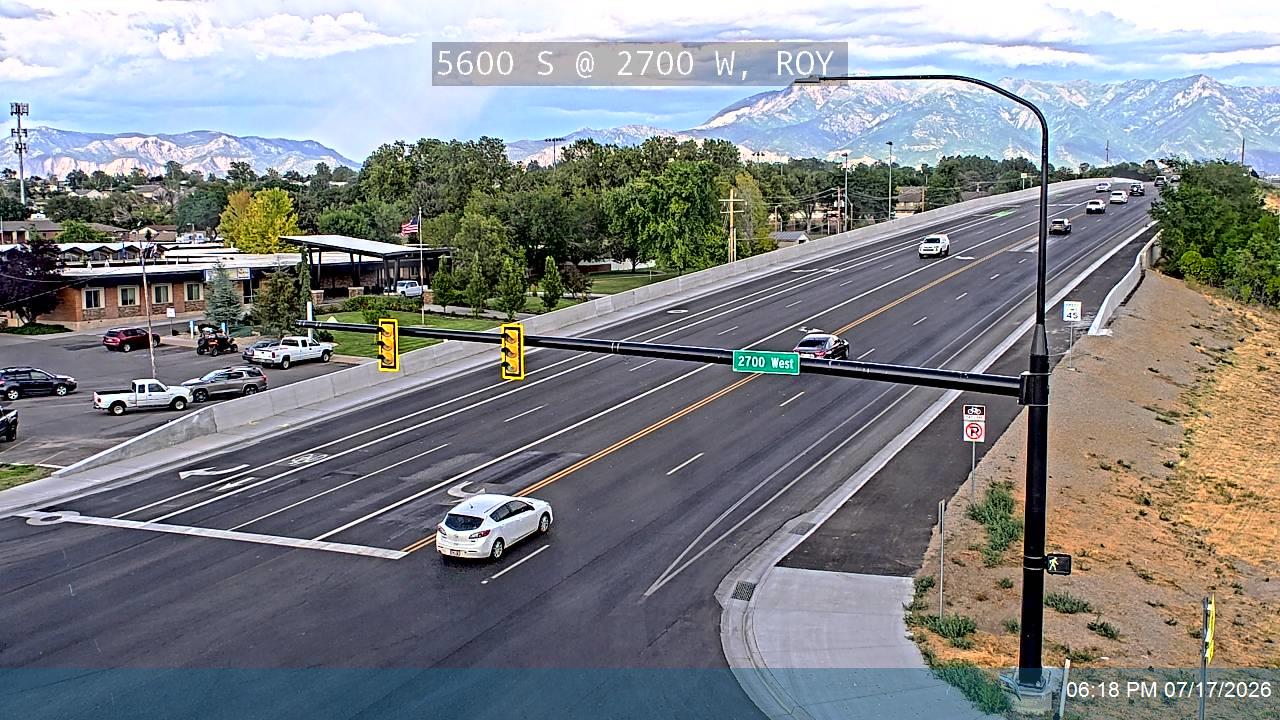 SR-97 traffic camera, view east, Roy, Utah