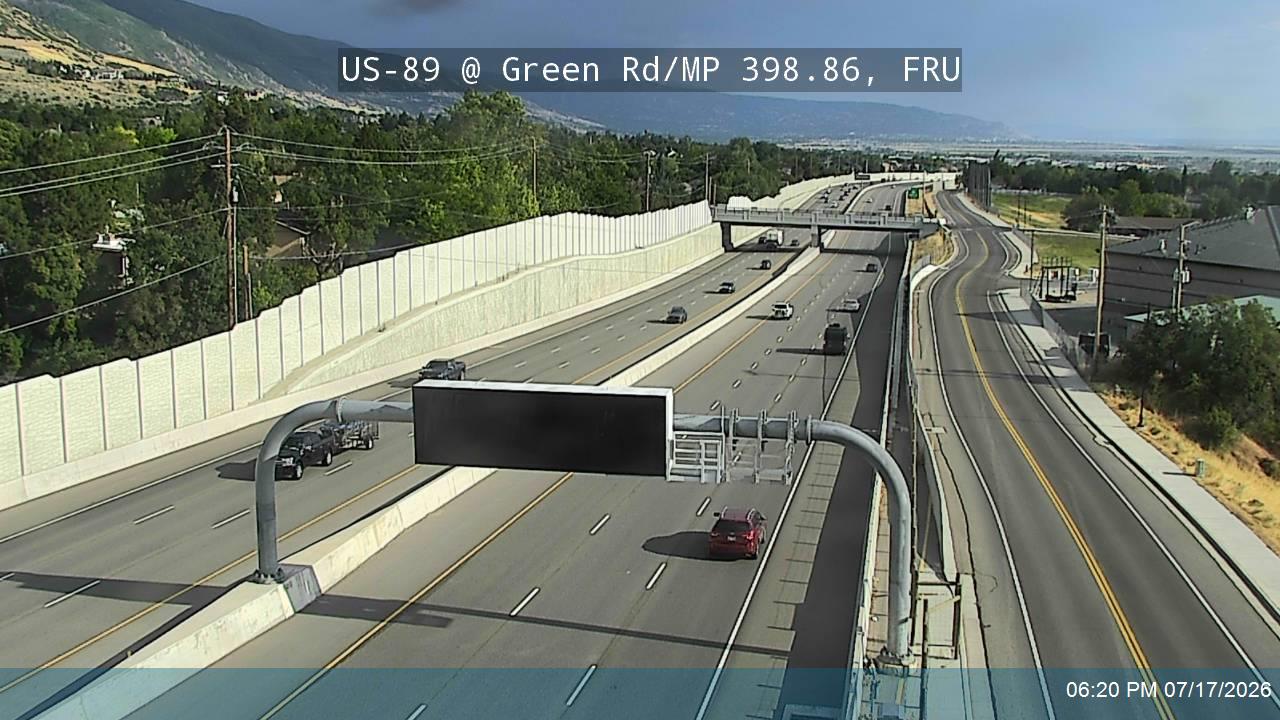 US-89 traffic camera, Fruit Heights, Utah