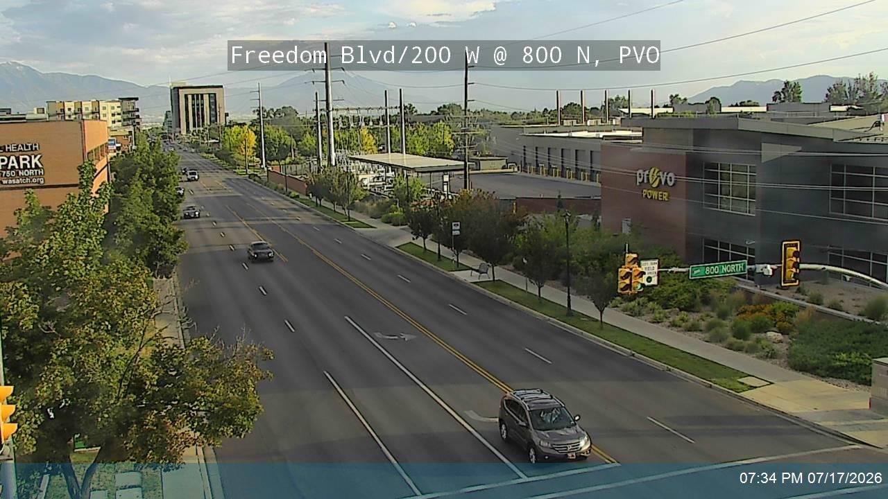 Freedom Blvd traffic camera, Provo, Utah
