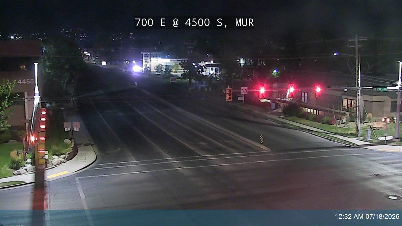 700 E traffic camera, Murray, Utah