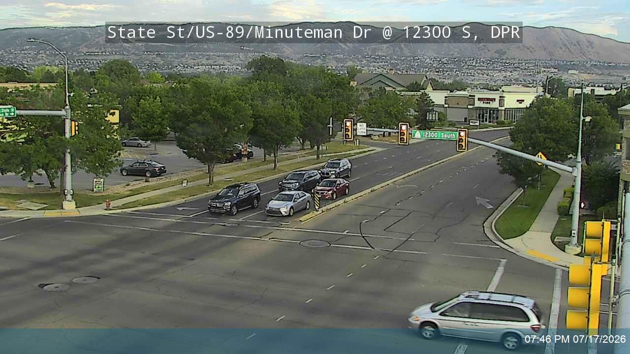 US-89 traffic camera, Draper