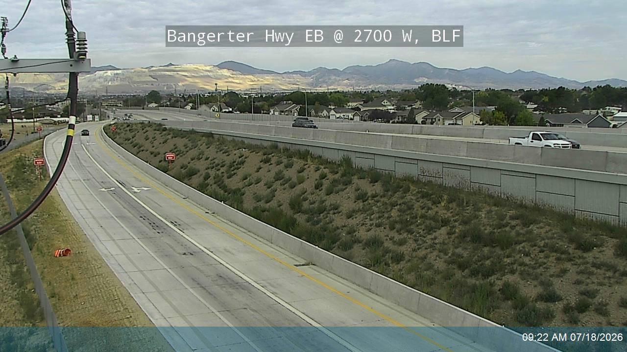 SR-154 traffic camera, Bluffdale