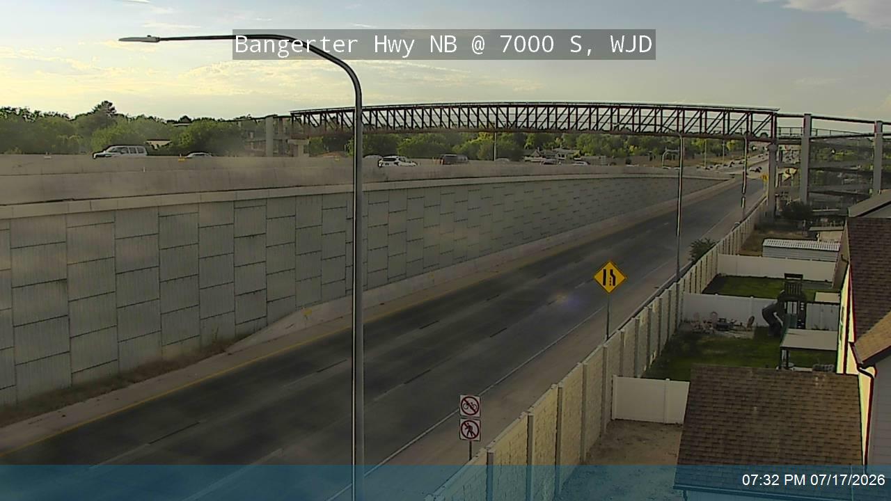 SR-154 traffic camera, view north, West Jordan