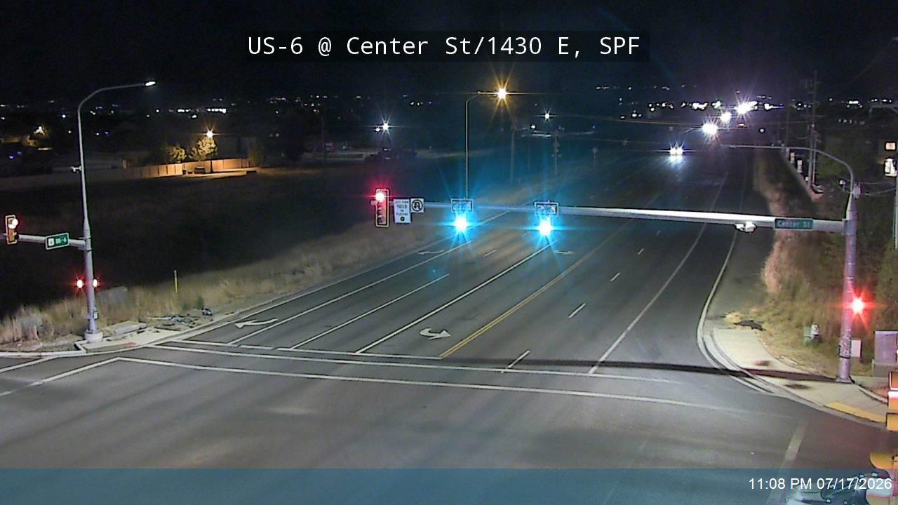 US-6 traffic camera, Spanish Fork, Utah