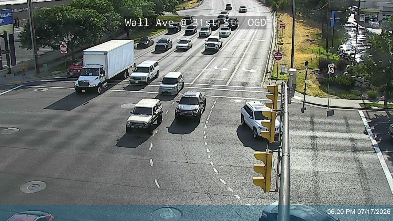 Wall Ave traffic camera, Ogden, Utah