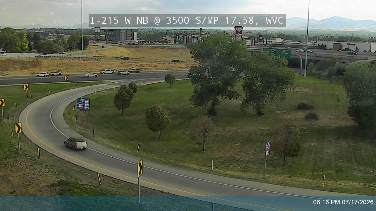 I-215 traffic camera, view north, West Valley City