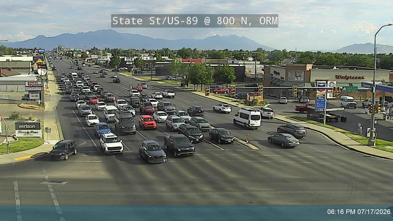 US-89 traffic camera, Orem, Utah
