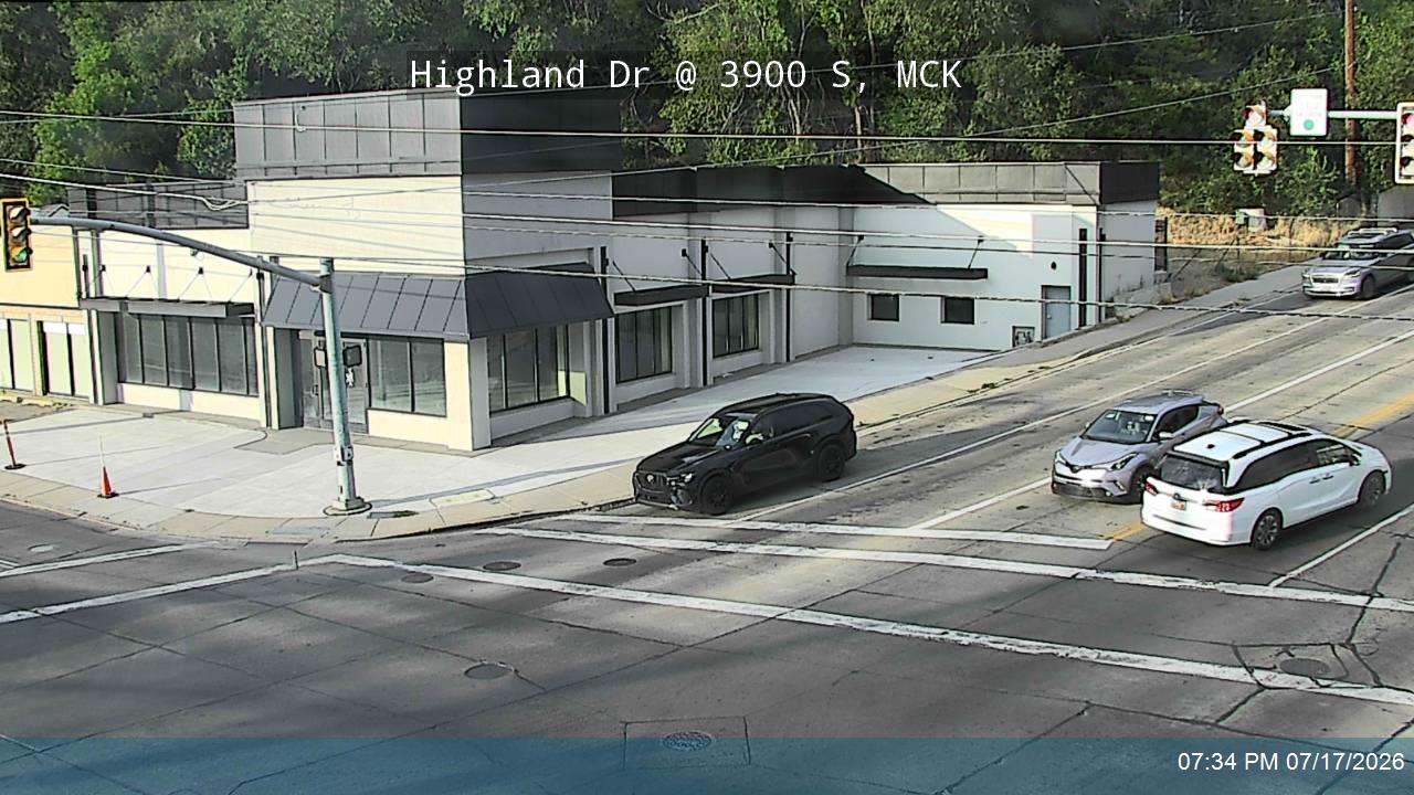 3900 S traffic camera, view north, Millcreek, Utah