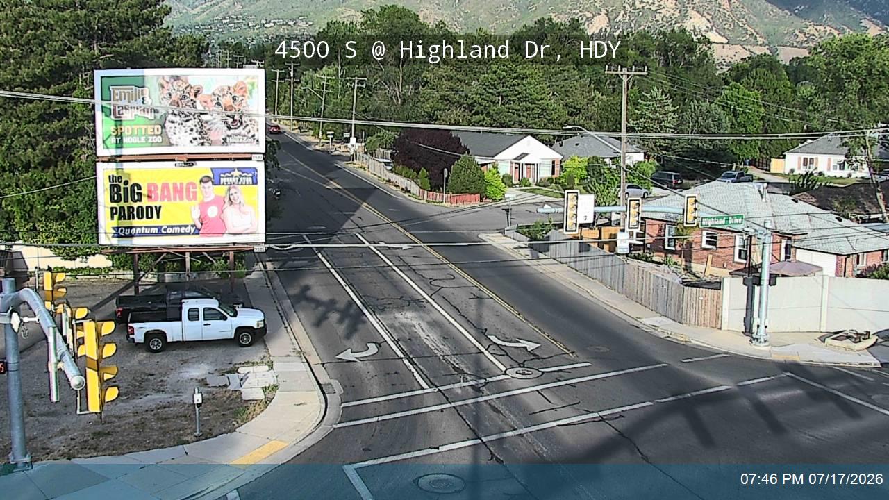 4500 S traffic camera, Holladay, Utah
