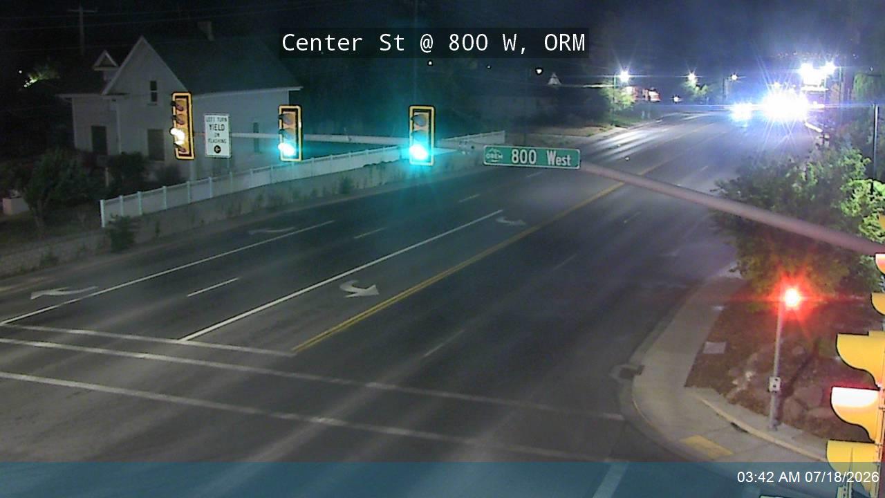 Center St traffic camera, Orem, Utah