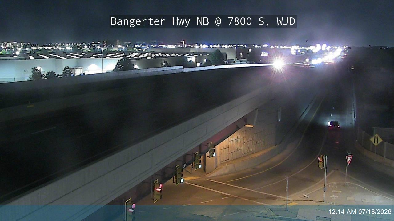 Bangerter Hwy traffic camera, West Jordan, Utah