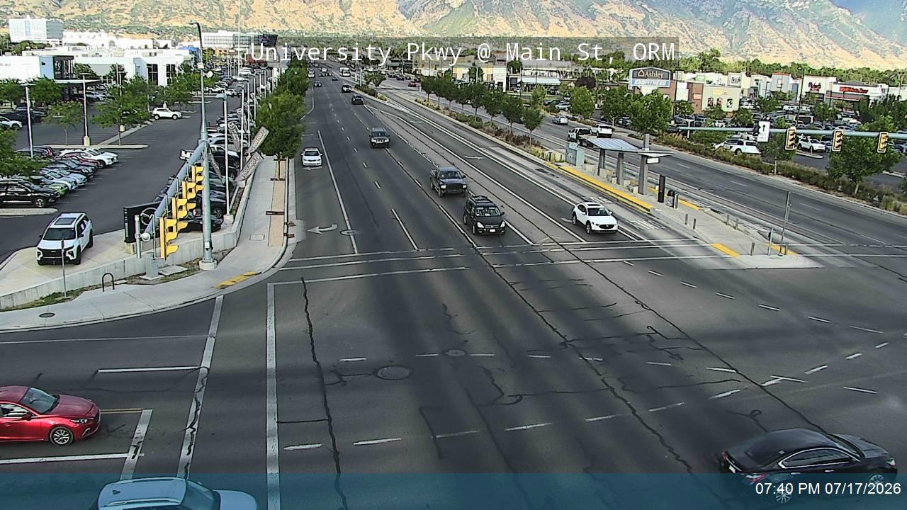 University Pkwy traffic camera, Orem, Utah
