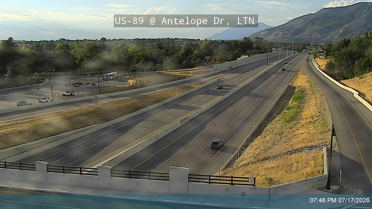 US-89 traffic camera, Layton