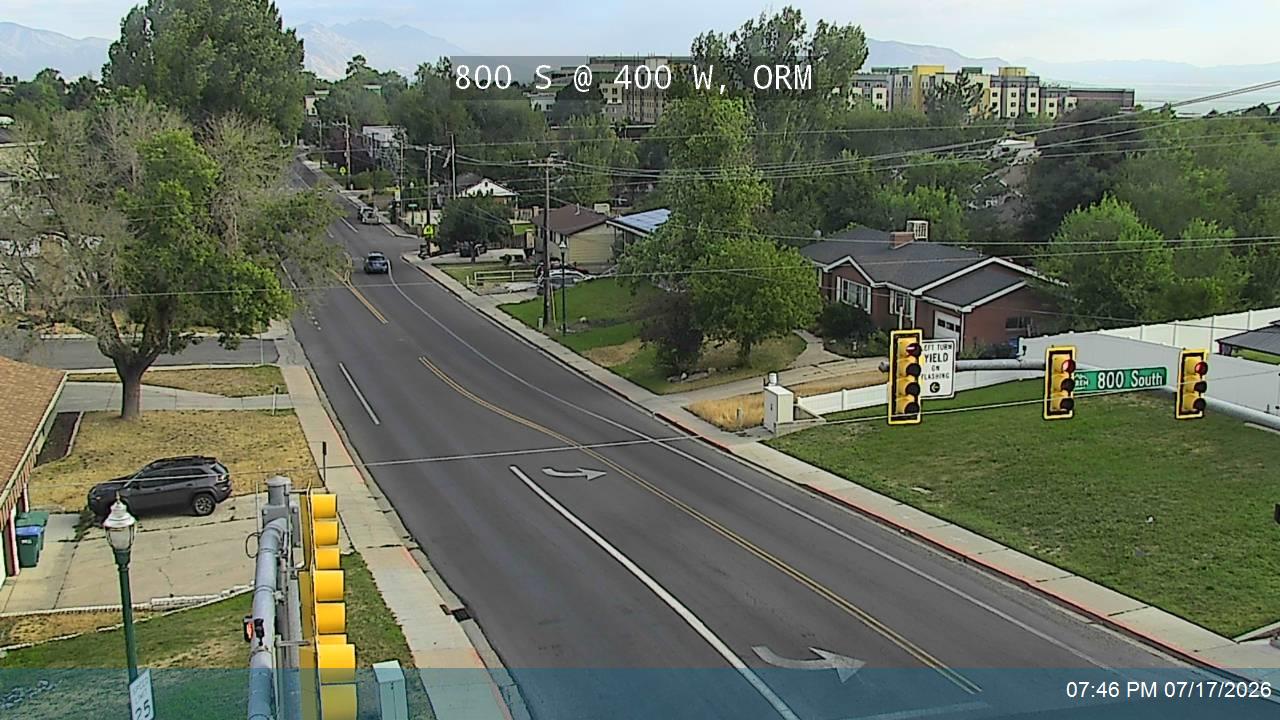 800 S traffic camera, Orem, Utah