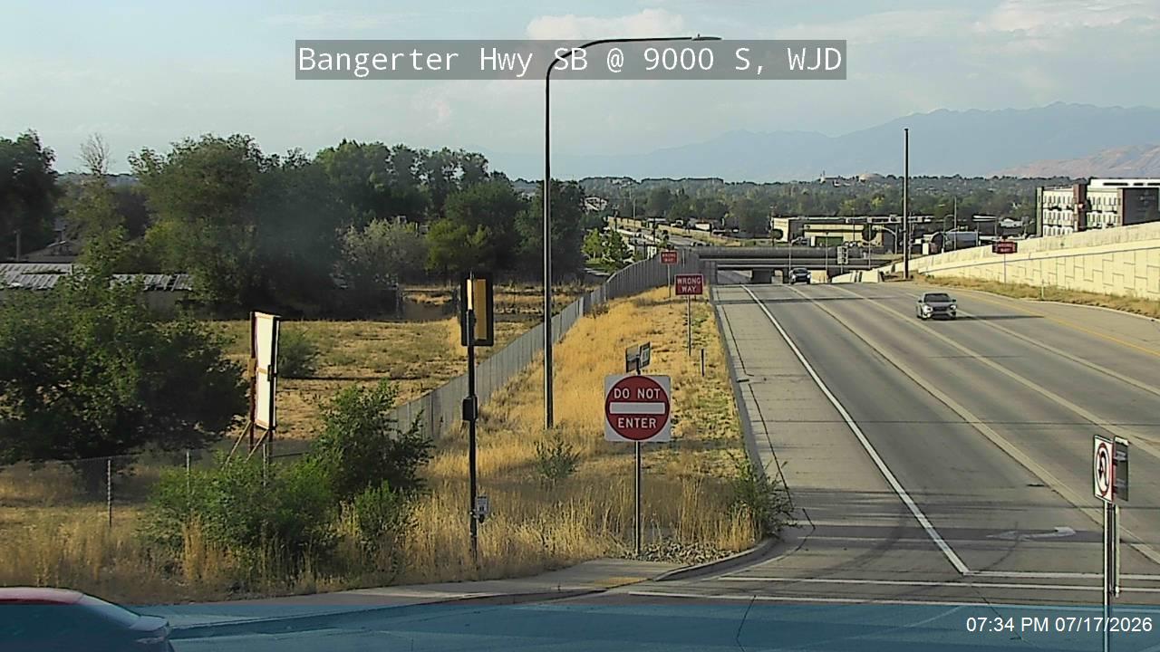 SR-154 traffic camera, view south, West Jordan